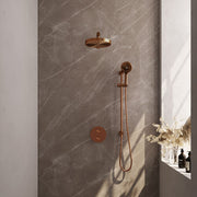 BRAUER Edition Stripe inbouw douchesets met 3-weg omstel rond - 5-GK-455