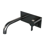 BRAUER Edition inbouw wastafelmengkraan met gebogen uitloop en afdekplaat - 5-GM-004-B1