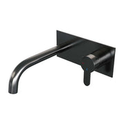 BRAUER Edition inbouw wastafelmengkraan met gebogen uitloop en afdekplaat - 5-GM-004-B4