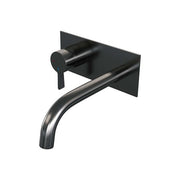 BRAUER Edition inbouw wastafelmengkraan met gebogen uitloop en afdekplaat - 5-GM-083-B1