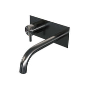BRAUER Edition inbouw wastafelmengkraan met gebogen uitloop en afdekplaat - 5-GM-083-B5