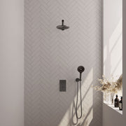 BRAUER Edition Carving inbouw douchesets met 3-weg omstel rechthoekig - 5-GM-127