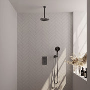 BRAUER Edition Carving inbouw douchesets met 3-weg omstel rechthoekig - 5-GM-131