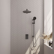 BRAUER Edition Carving inbouw douchesets met 3-weg omstel rechthoekig - 5-GM-140