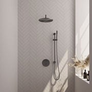 BRAUER Edition inbouw douchesets met 3-weg omstel en ronde afdekplaat - 5-GM-282