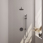 BRAUER Edition Carving inbouw douchesets met 3-weg omstel rond - 5-GM-305