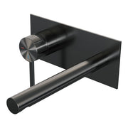 BRAUER Edition Stripe inbouw wastafelmengkraan met rechte uitloop en afdekplaat - 5-GM-334