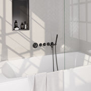 BRAUER Edition Stripe inbouw badkraan sets met uitloop - 5-GM-357