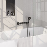 BRAUER Edition Stripe inbouw badkraan sets met uitloop - 5-GM-358