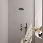 BRAUER Edition Stripe inbouw douchesets met stopkranen