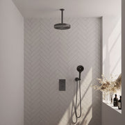 BRAUER Edition Stripe inbouw douchesets met 3-weg omstel rechthoekig - 5-GM-399