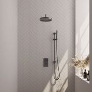 BRAUER Edition Stripe inbouw douchesets met 3-weg omstel rechthoekig - 5-GM-403