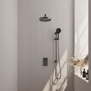 BRAUER Edition Stripe inbouw douchesets met 3-weg omstel rechthoekig - 5-GM-407
