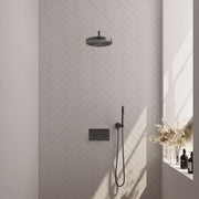 BRAUER Edition Stripe inbouw douchesets met drukknopbediening - 5-GM-415