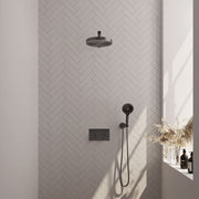 BRAUER Edition Stripe inbouw douchesets met drukknopbediening - 5-GM-419