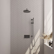 BRAUER Edition Stripe inbouw douchesets met drukknopbediening - 5-GM-427