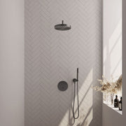 BRAUER Edition Stripe inbouw douchesets met 3-weg omstel rond - 5-GM-439
