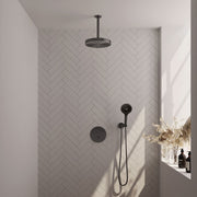 BRAUER Edition Stripe inbouw douchesets met 3-weg omstel rond - 5-GM-447