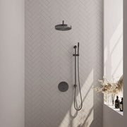 BRAUER Edition Stripe inbouw douchesets met 3-weg omstel rond - 5-GM-451
