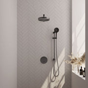 BRAUER Edition Stripe inbouw douchesets met 3-weg omstel rond - 5-GM-455