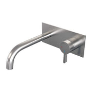 BRAUER Edition inbouw wastafelmengkraan met gebogen uitloop en afdekplaat - 5-NG-004-B1
