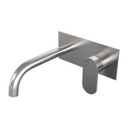 BRAUER Edition inbouw wastafelmengkraan met gebogen uitloop en afdekplaat - 5-NG-004-B3