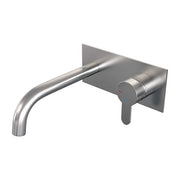 BRAUER Edition inbouw wastafelmengkraan met gebogen uitloop en afdekplaat - 5-NG-004-B4