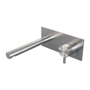 BRAUER Edition inbouw wastafelmengkraan met rechte uitloop en afdekplaat - 5-NG-004-S5