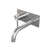 BRAUER Edition inbouw wastafelmengkraan met gebogen uitloop en afdekplaat - 5-NG-083-B2