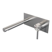 BRAUER Edition Stripe inbouw wastafelmengkraan met rechte uitloop en afdekplaat - 5-NG-330