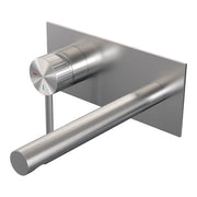 BRAUER Edition Stripe inbouw wastafelmengkraan met rechte uitloop en afdekplaat - 5-NG-334