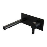 BRAUER Edition inbouw wastafelmengkraan met rechte uitloop en afdekplaat - 5-S-004-S4