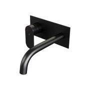 BRAUER Edition inbouw wastafelmengkraan met gebogen uitloop en afdekplaat - 5-S-083-B3