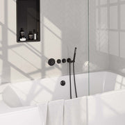 BRAUER Edition Carving inbouw badkraan sets met badvulcombinatie - 5-S-095