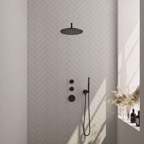 BRAUER Edition Carving inbouw douchesets met stopkranen - 5-S-100