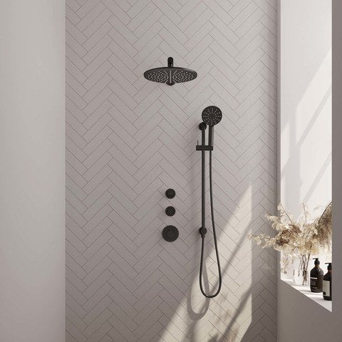 BRAUER Edition Carving inbouw douchesets met stopkranen - 5-S-116