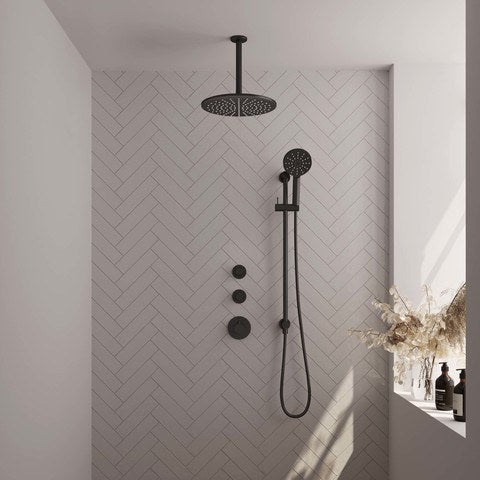 BRAUER Edition Carving inbouw douchesets met stopkranen - 5-S-120