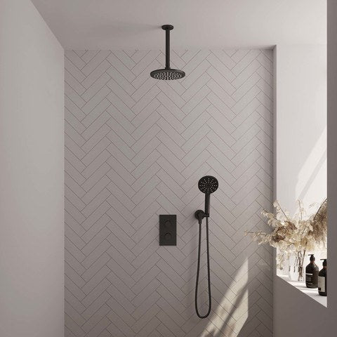 BRAUER Edition Carving inbouw douchesets met 3-weg omstel rechthoekig - 5-S-131
