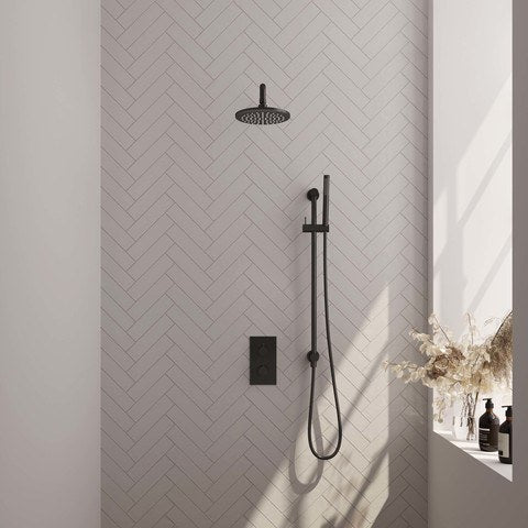 BRAUER Edition Carving inbouw douchesets met 3-weg omstel rechthoekig - 5-S-135
