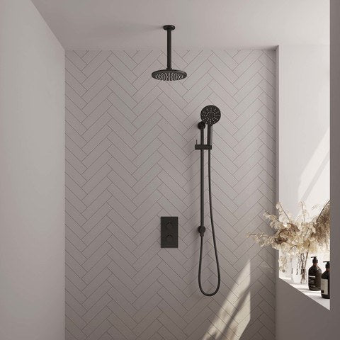 BRAUER Edition Carving inbouw douchesets met 3-weg omstel rechthoekig - 5-S-143