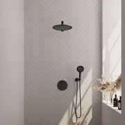 BRAUER Edition Carving inbouw douchesets met 3-weg omstel rond - 5-S-298