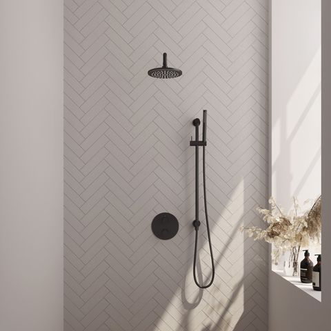 BRAUER Edition Carving inbouw douchesets met 3-weg omstel rond - 5-S-305