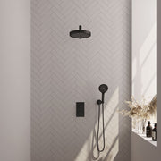 BRAUER Edition Stripe inbouw douchesets met 3-weg omstel rechthoekig - 5-S-395