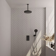 BRAUER Edition Stripe inbouw douchesets met 3-weg omstel rechthoekig - 5-S-399