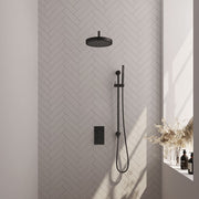 BRAUER Edition Stripe inbouw douchesets met 3-weg omstel rechthoekig - 5-S-403