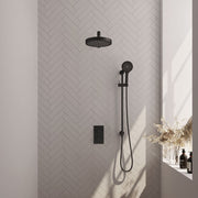 BRAUER Edition Stripe inbouw douchesets met 3-weg omstel rechthoekig - 5-S-407