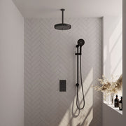 BRAUER Edition Stripe inbouw douchesets met 3-weg omstel rechthoekig - 5-S-411