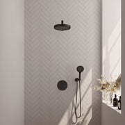 BRAUER Edition Stripe inbouw douchesets met 3-weg omstel rond - 5-S-443