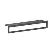 BRAUER Handdoekrek met planchet - Gunmetal geborsteld