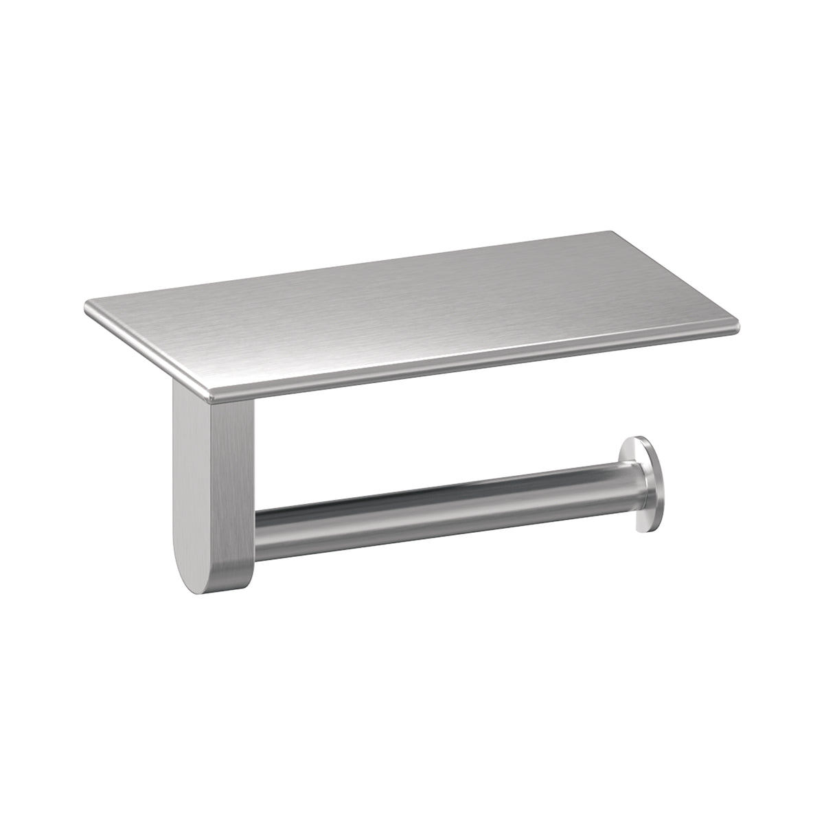 BRAUER Toiletrolhouder met planchet RVS geborsteld PVD